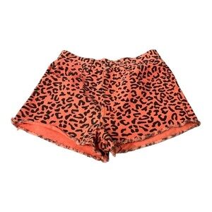 Carmar Animal Print Denim Shorts Size 25